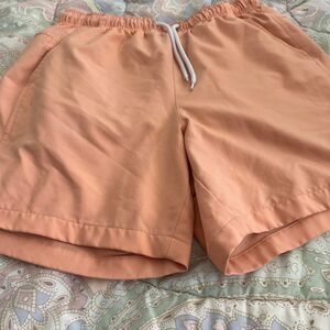 Dsg Men's Orange and Pink Shorts